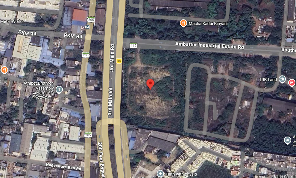 Outright 4.603 Acres - ambathur